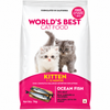 Worlds Best Ocean Fish Kitten Dry Food Free Container