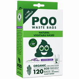 M-Pets Natural Vegetable Based Poo Waste Bags With Tie Handles  - Lavender Scent
