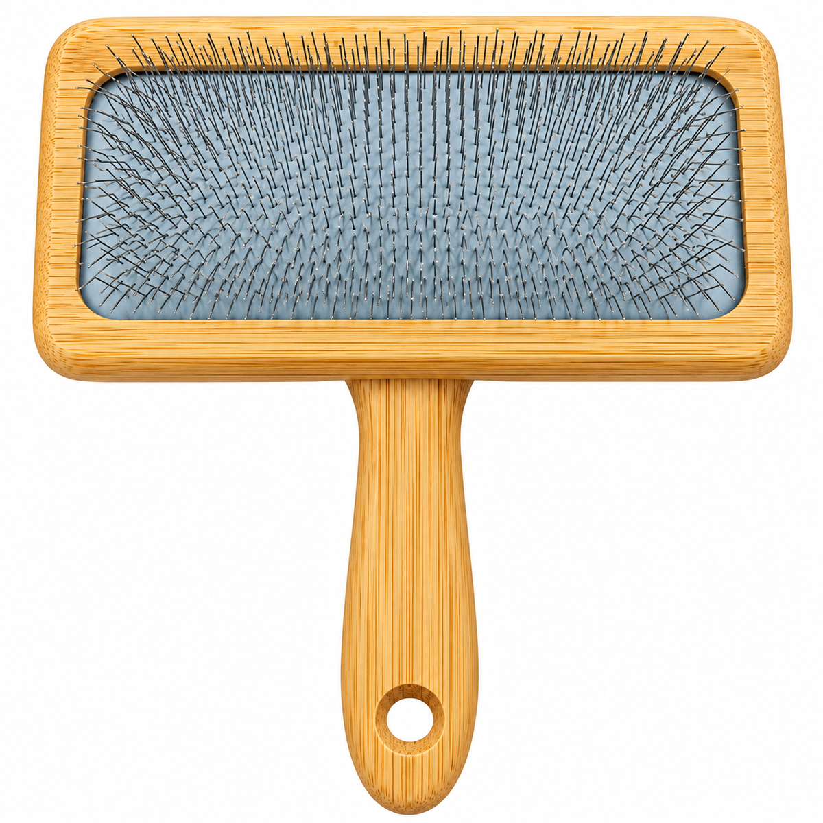 M-Pets Bamboo Slicker Brush For Dogs & Cats