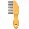 M-Pets Bamboo Regular Comb With Rotating Teeth - 16 Teeth