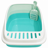 Kennel Semi Enclosed Rectangle Litter Tray