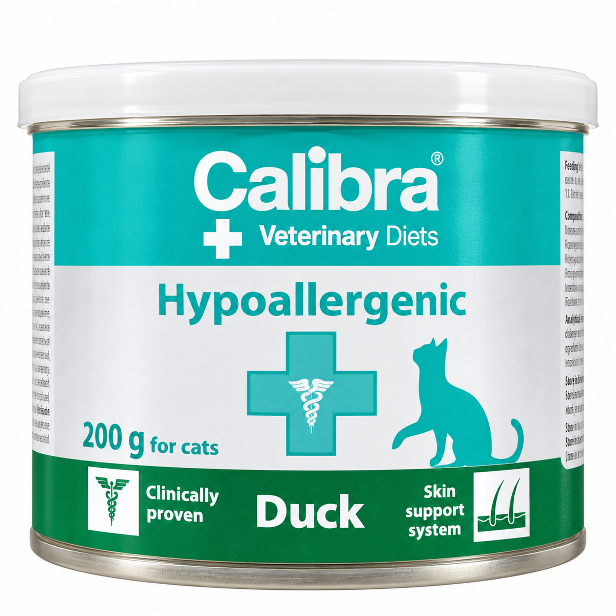 Calibra Veterinary Diets Cat Can Hypoallergenic Duck Wet Food