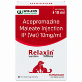 Wellcon Relaxin Acepromazine Maleate 10 Mg/Ml Injection For Dogs & Cats