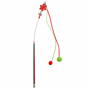 2 Ball Stick Cat Toy