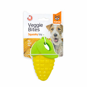 Fofos Vegi-Bites Loud Squeaky Dog Toy