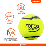 Fofos Sports Throw Fetch Ball Dog Toy Set