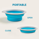 Fofos Collapsible Bowl For Dog - Blue
