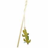 Fofos Crocodile Cat Teaser Wand Toy