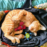 Fofos Turtle With Lobster Summer Cat Toy