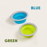 Fofos Collapsible Bowl For Dog - Green