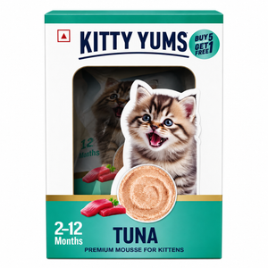 Kitty Yums Tuna Premium Mousse For Kitten Buy 5 Get 1 Free Pouch