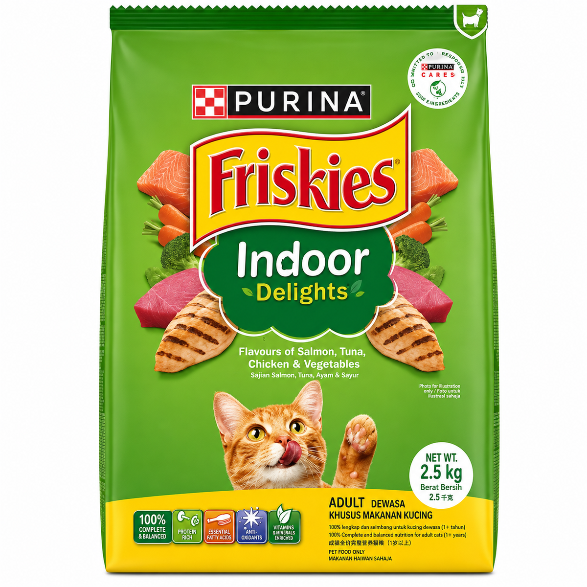 Friskies Indoor Delights Adult Cat Dry Food