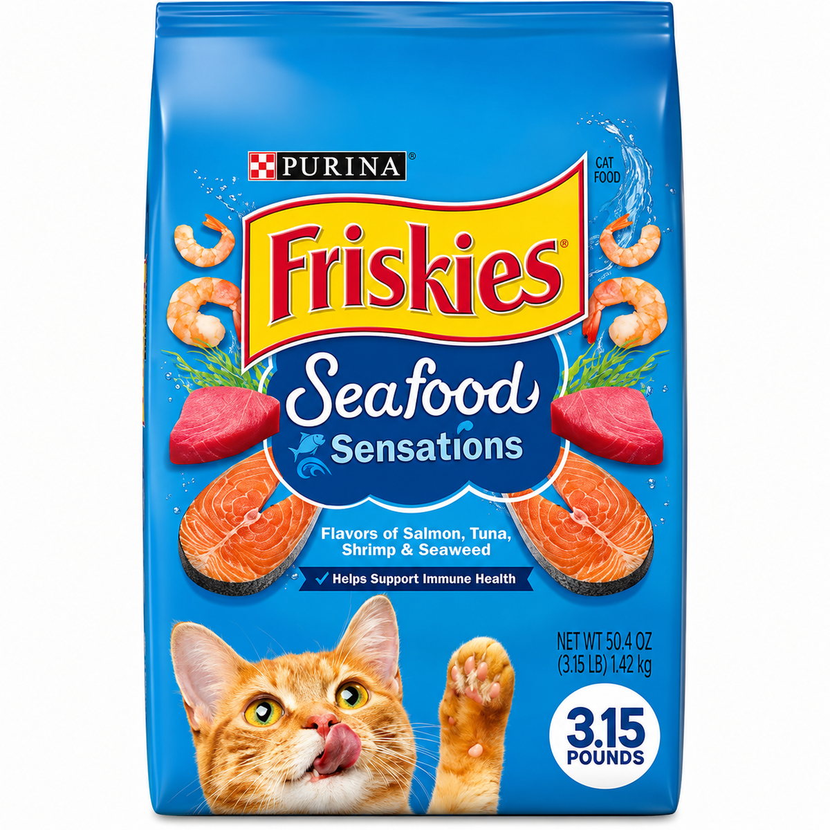 Friskies Seafood Sensations Cat Dry Food