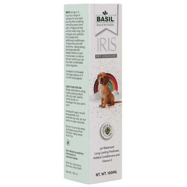 Basil Iris Pet Cologne For Dogs
