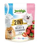 Jerhigh Chicken With Milky And Strawberry Bite 2 In 1 Dog Treat