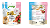 Jerhigh Chicken With Milky And Strawberry Bite 2 In 1 Dog Treat