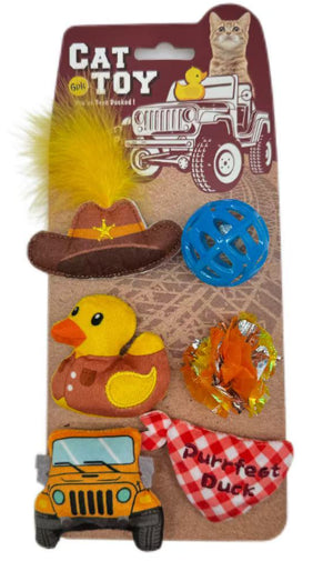 Fofos Jeep Duck Cat Toy-A