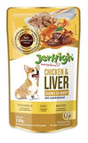 JerHigh Chicken and Liver In Gravy 120g Pouch - Pack Of 12