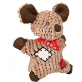 Trixie Mouse With Patches Fabric / Jute Dog Toy