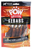 Imaginelees Pow Grillers Kebabs Flame Grilled Style Chicken Chewy Dog Treats - 5 Pcs