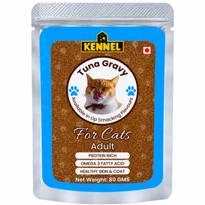 Tuna Gravy Cat Food – Kennel Adult Cat Pouch, 80 g