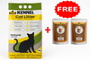 Kennel White Ball-Shaped Cat Litter 5kg + Free Twin Pack of Kennel Chicken Gravy Cat Pouches 80g