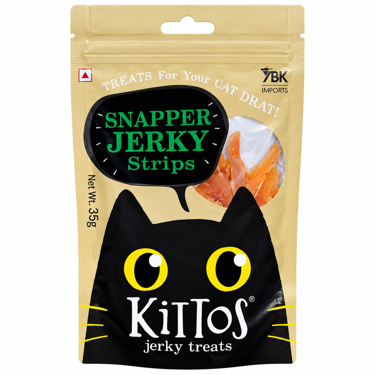 Kittos Snapper Jerky Strip Treat Cat