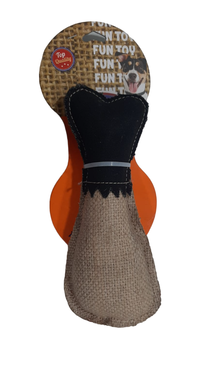 Super Pet Jute Chicken Leg Dog Toy