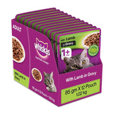 Whiskas With Lamb In Gravy 85g Pouch - Pack Of 12