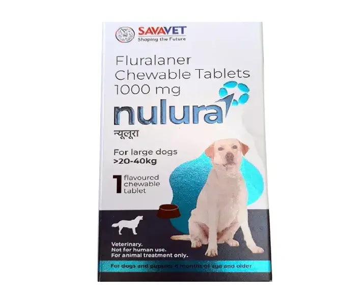 Savavet Nulura Chewable 1000mg Tablets For Large Dogs (20 - 40KG)