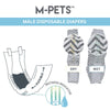 M- Pets Diapers For Male Dog Large