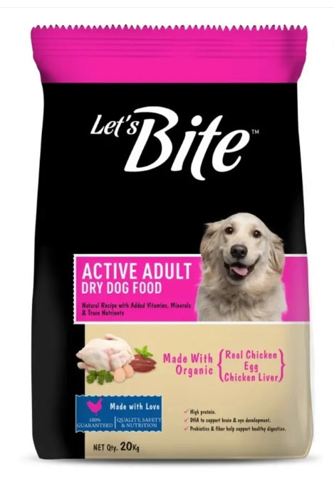 Lets Bite Active Adult Dog Dry Food