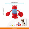 Fofos Sealife Crab Dog Toy