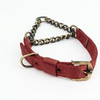 Kennel Premium Nylon Brass Chain Martingale Collar
