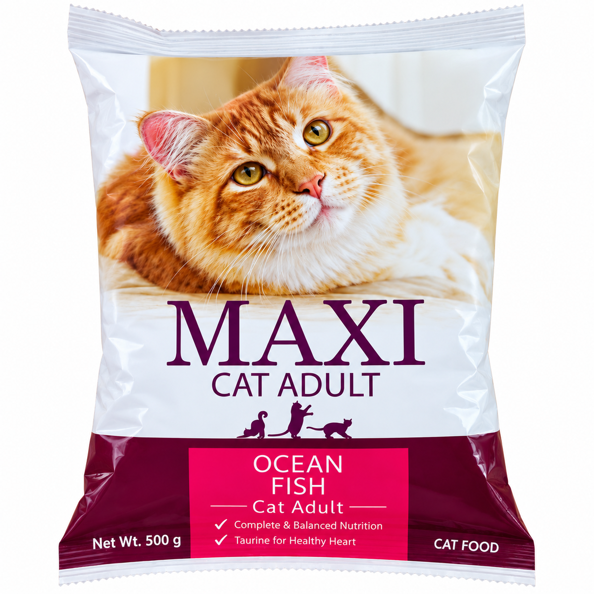 Maxi Ocean Fish Adult Cat Dry Food