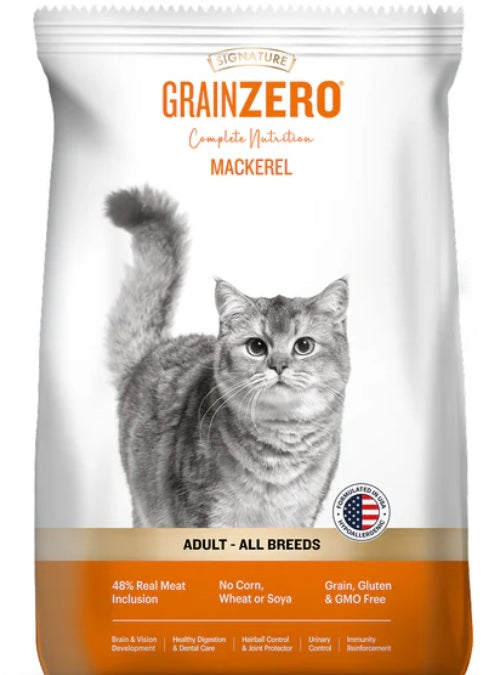 Signature Grainzero Adult All Breed Mackerel Cat Dry Food