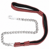 Kennel Padded Nylon Chain Leash | Chain with Padded Grip
