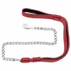 Foam Padded Chain Dog Leash | Nylon & Chrome by Kennel