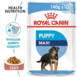 Royal Canin Maxi Puppy Gravy Salsa 140g Pouch - Pack Of 10