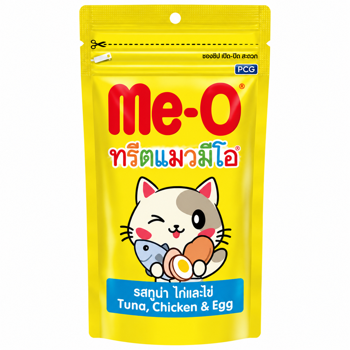 MeO Cat Treat - Tuna, Chicken & Egg Flavour