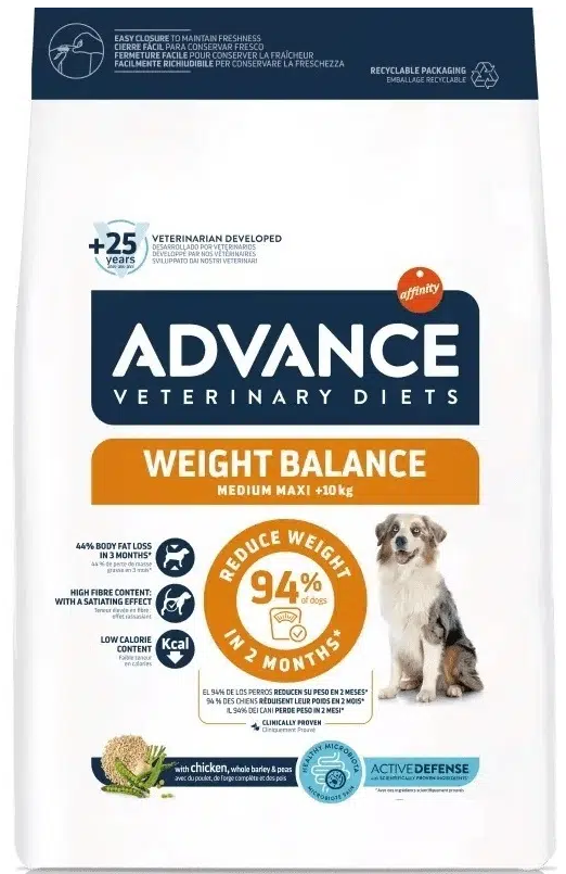Affinity Advance Weight Balance Medium & Maxi Veterinary Dog Dry Food