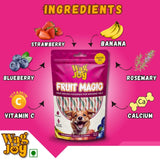 Wag In Joy Fruit Magic Dog Treats – Strawberry, Blueberry & Banana