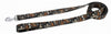 Kennel Multi Face Brown Print Nylon Dog Leash