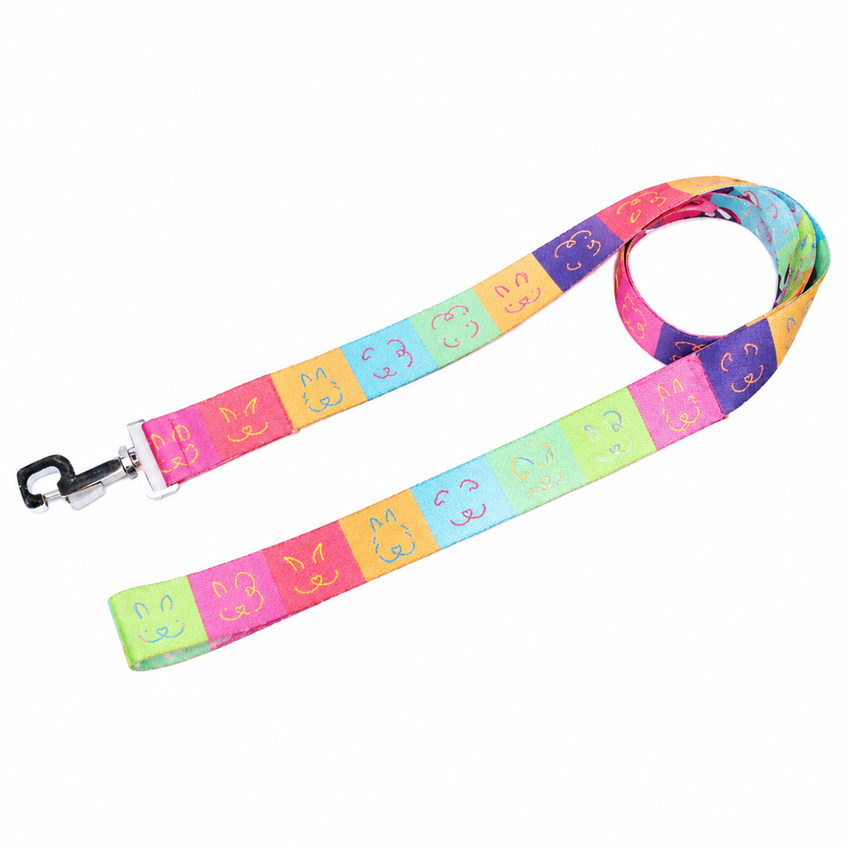 Printed Nylon Dog Leash — Multi Memes by Kennel
