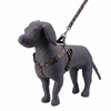 Kennel Multi Face Brown Printed Padded Click Lock Adjustable Harness
