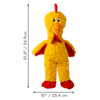 Kong Knots Chicken Plush Dog Toy