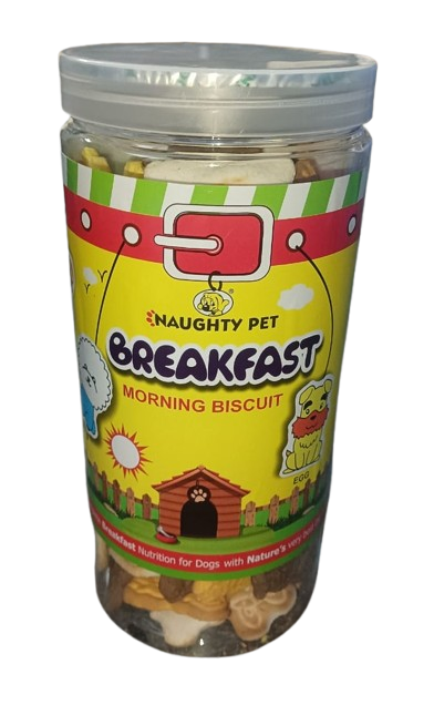 Naughty Pet Morning Breakfast Dog Biscuits