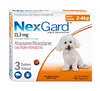 Boehringer Ingelheim: Nexgard Chewable Tablets - Flea & Tick Protection for Extra-Small Dogs (2 - 4 kgs) - 3 tablets