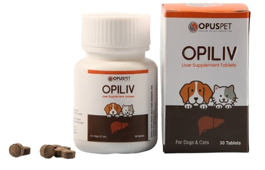 Opuspet Opiliv Liver Supplement Tablets – For Dogs & Cats