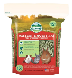 Oxbow Western Timothy Hay for Rabbits, Guinea Pigs & Other Small Pets